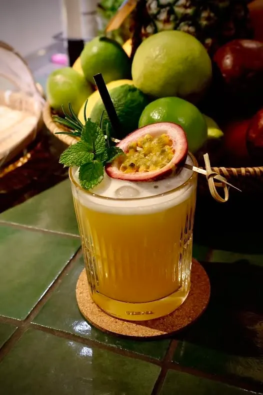 Passion fruit cocktail