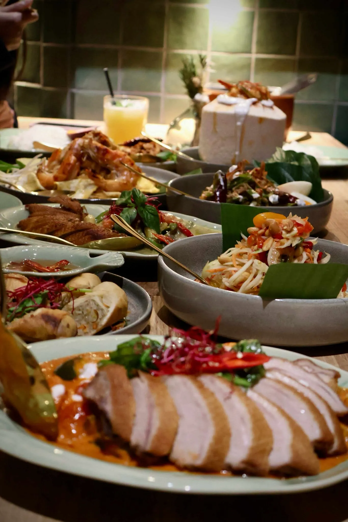 Selection of Thai dishes